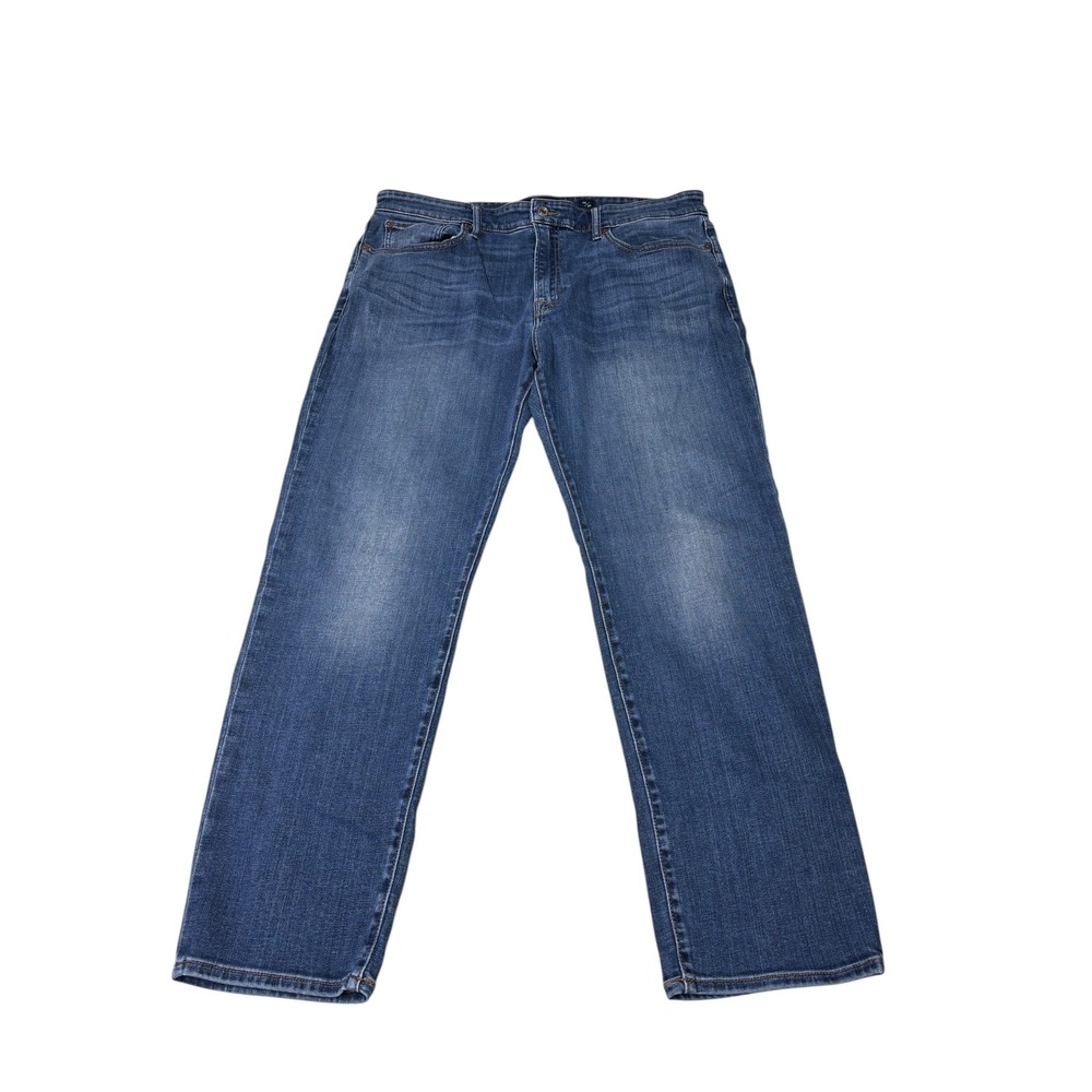 Lucky Brand 121 Slim Mens Blue Denim Jeans 38x30‎ Medium Wash Stretch Coolmax